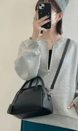 시마무라 rumi 보스턴 백 블랙