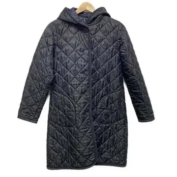 컨디션 최상 라벤햄 LAVENHAM 사이즈 36 S - 블랙 퀼팅 코트