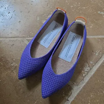 Offen 펌프스 22.5 (35) 퍼플 플랫슈즈