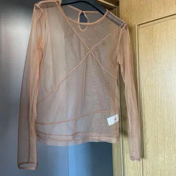 RBS 시스루 베이지 상의