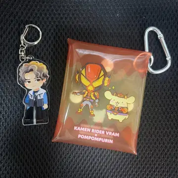 SD 아크릴 참(라키아), 클리어 케이스(브람 x 폼폼푸딩)