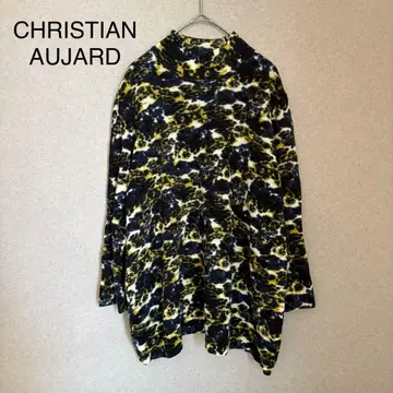 CHRISTIAN AUJARD 하이넥 니트 올 패턴 일본제