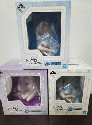 제일복권 리제로 졸음의 티 파티 B상 C상 라스트 원상 3종 세트