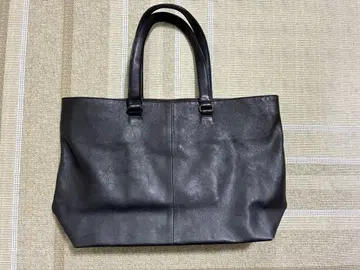 새상품급 토트백 네이비 천연 가죽