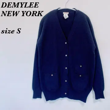 a761 데미 리 V넥 가디건 캐시미어 100% 블랙 S 루즈핏