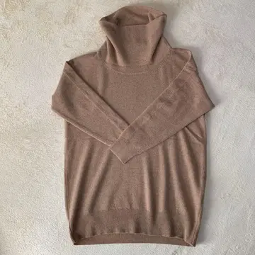 MACPHEE 울 캐시미어 터틀넥 스웨터