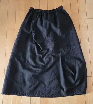 센소유니코 지우 롱 스커트 블랙