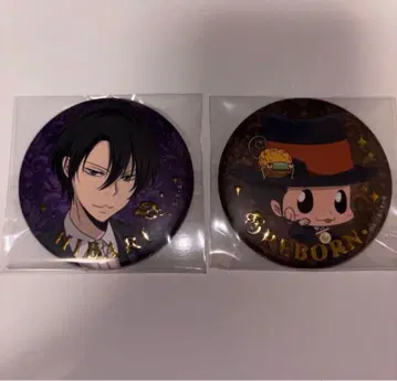 주얼 캔뱃지 리본 히바리 쿄야 퍼블릭 스쿨 REBORN