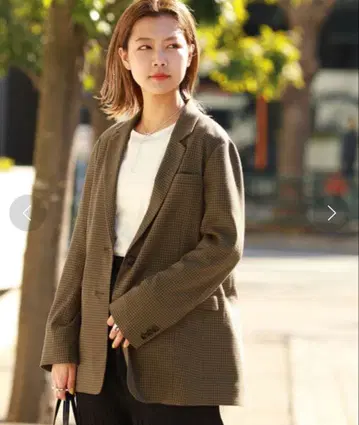 Ray BEAMS 2 버튼 체크 자켓