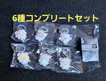 산리오 메지루시 액세서리 복슬복슬 스노우 컴플리트 전 6종