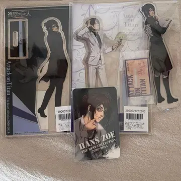 한지 조에 아크릴 스탠드 3개 카드 세트