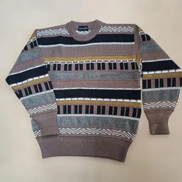 EMBARK 스트라이프 니트 스웨터 M