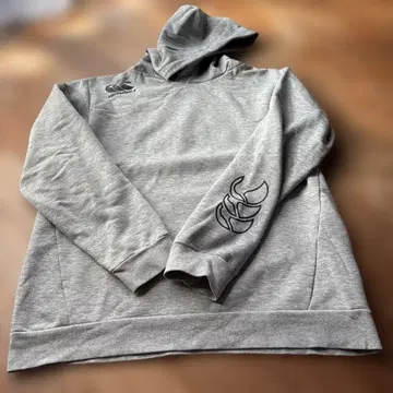 Canterbury 그레이 후드 부착 후드티