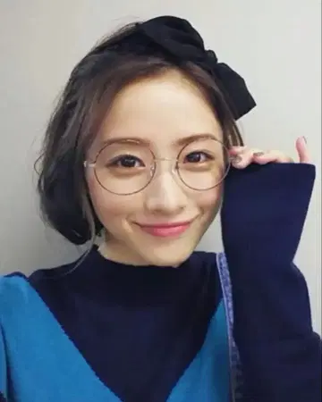 Zoff 이시하라 사토미 교열 걸 라운드 안경 둥근 안경