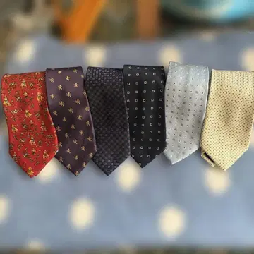 넥타이 6개 세트 다양한 디자인
