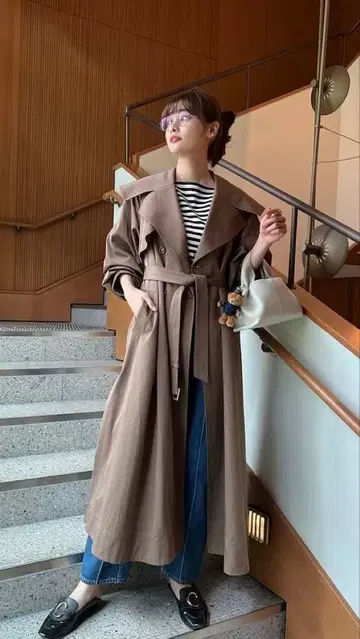 Herlipto Grace Long Trench Coat