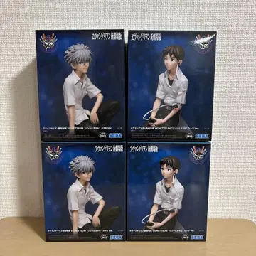 에반게리온 신극장판 VIGNETTEUM '신지와 카오루' 피규어 4개