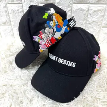 미사용급 BESTIES 디즈니 베스티즈 캡 모자 자수 페어 커플