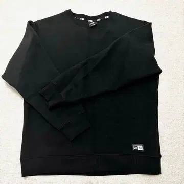 NEW ERA 블랙 크루넥 맨투맨 XL