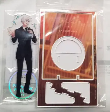 주술회전 팬파레 아크릴 스탠드 캔뱃지 고죠 사토루