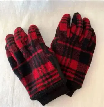 그립스와니 L 사이즈 버팔로 체크 보아 포함 그로브 장갑