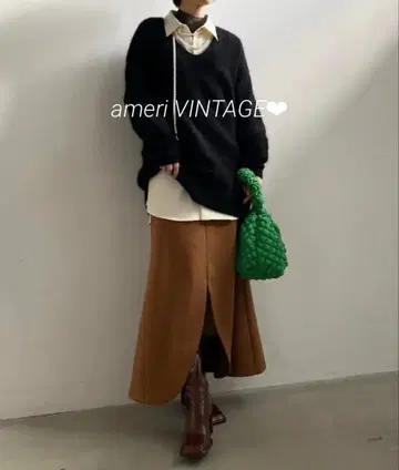 amerivintage 롱 스커트 머메이드 스커트 아메리빈티지