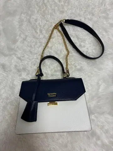 Samantha Thavasa 숄더백 네이비/화이트