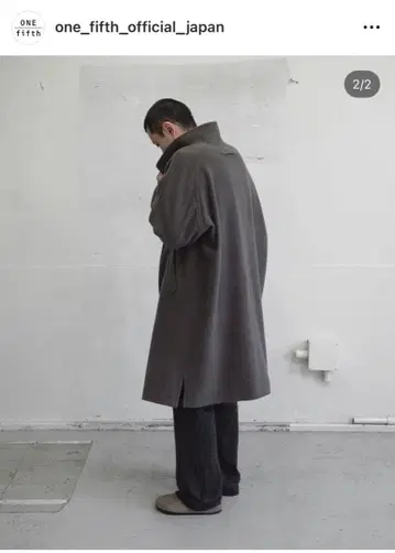 ONE FIFTH 원피프스 KNIGHT 스탠드 카라 코트 사이즈 3
