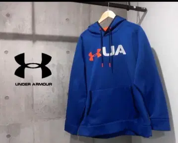 언더아머 후디 후드티 폴리에스테르 STORM 블루