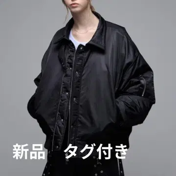 Loose 볼륨 숏 나일론 MA1 블루종