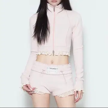 THEREDTHREAD S 저지 재킷 쇼츠 레이스