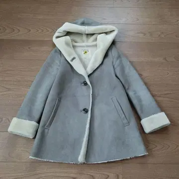 Ray BEAMS 무스탕 코트 그레이 S