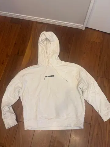 질 샌더 화이트 후드티 S 사이즈