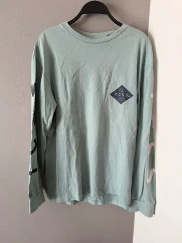 TCSS 민트 그린 긴팔 티셔츠 M