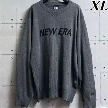 새상품급 NEW ERA 블랙 니트 스웨터 XL
