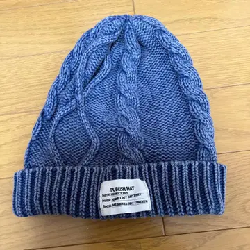 PUBLISH HAT 케이블 짜임 니트 모자