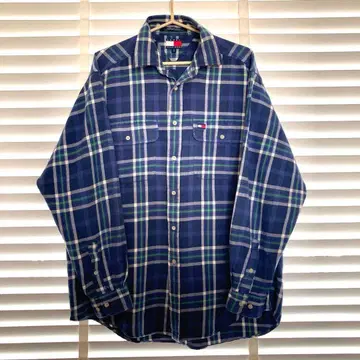 TOMMY HILFIGER 빈티지 플란넬 셔츠 M