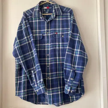 TOMMY HILFIGER 빈티지 플란넬 셔츠 M