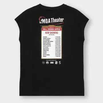 Mrs. GREEN APPLE 티셔츠 블랙