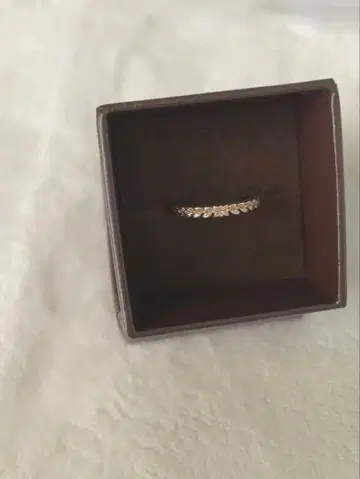 [ 새상품급 ] agete 아가트 레몬 밤 리프 잎 반지