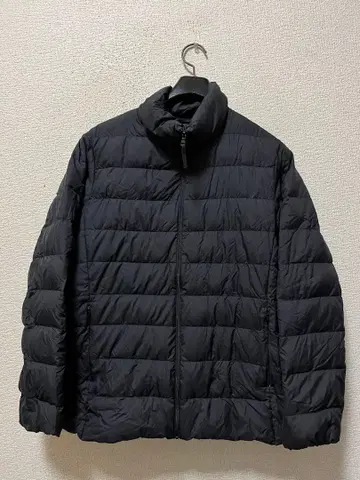 유니클로 울트라 라이트 다운 자켓 /XL 블랙 다운 90% 지퍼