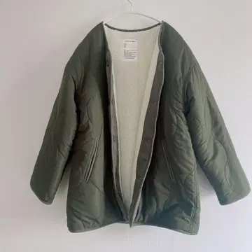 프릭스스토어 퀼팅 보아 자켓 프리 사이즈 리버서블