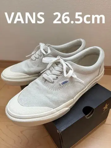 Vans ERA 하프문 8H26.5 화이트 스웨이드 로우컷 스니커즈
