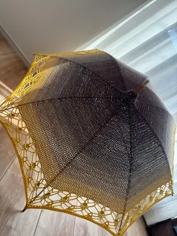레이스 뜨기 양산 그라데이션