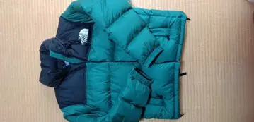 THE NORTH FACE 다운 자켓 L 사이즈 그린/블랙