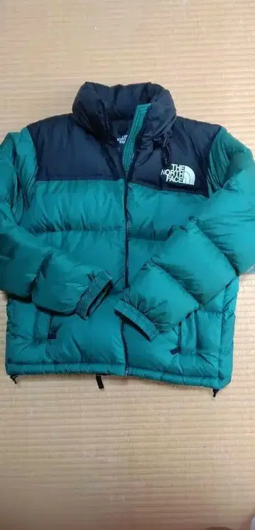 THE NORTH FACE 다운 자켓 L 사이즈 그린/블랙
