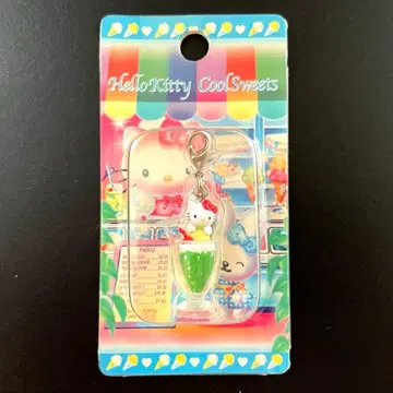 헬로키티 크림 소다 지퍼 마스코트 2005