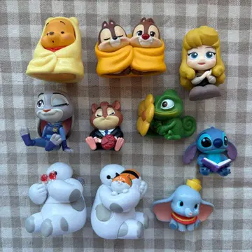 디즈니 가챠 피규어 묶음 판매 쿠루마리 어깨 쿵 나라분데스 주디