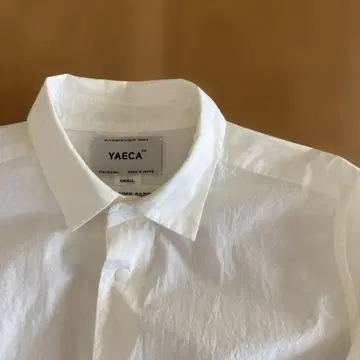 YAECA 화이트 긴팔 셔츠