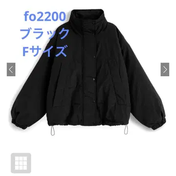 GRL 충전솜 스탠드 카라 몬스터 코트 fo2200